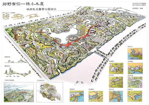 天津大学城乡规划专业三年级手绘作品 城市规划的视觉诠释